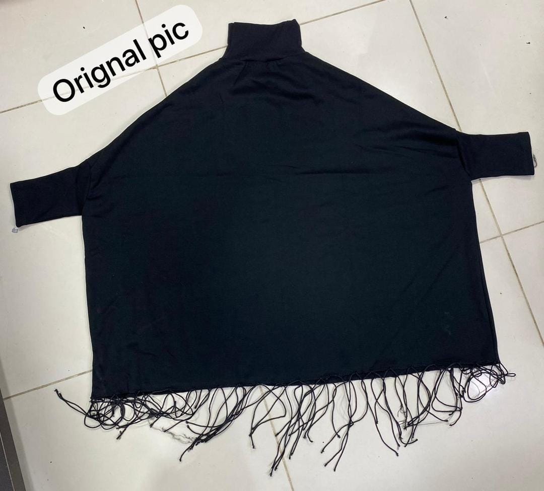 Women's Fleece Plain Poncho Cape Shawl